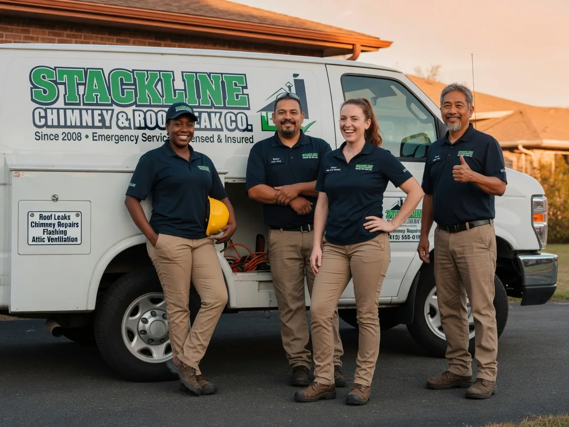 Chimney flashing repair company in Forksville, PA